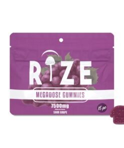 Rize 7500mg Sour Grape Gummies