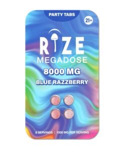 4pc 8000mg Blue Razz Party Tabs