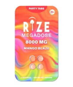 4pc 8000mg Mango Blaze Party Tabs